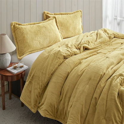 Softer than Soft? - Coma Inducer? Oversized Comforter Set - Sunlight Moss