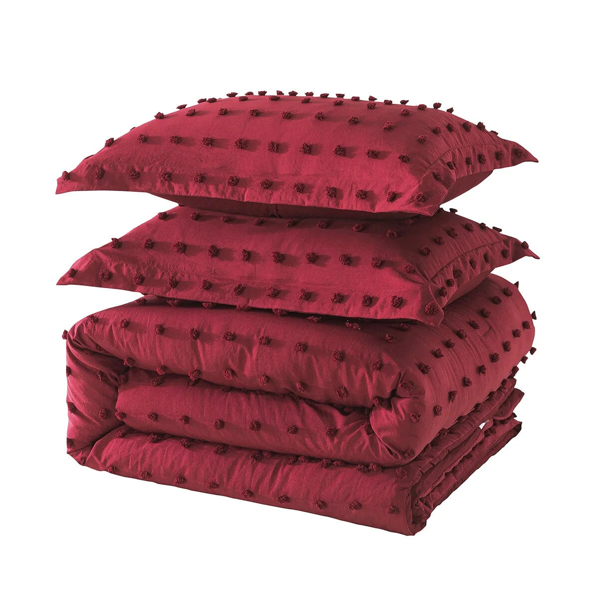 Tufted Design Jacquard Comforter Set