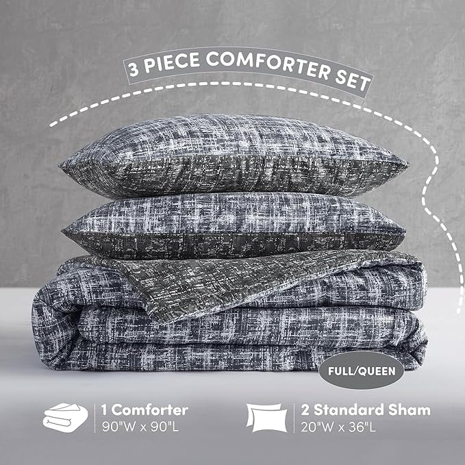 Chelsea Square Maca Modern Reversible Comforter Set