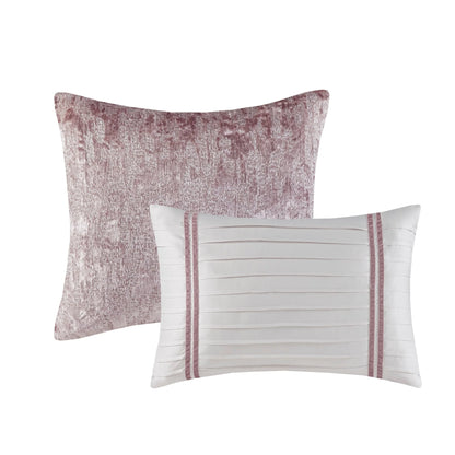 Madison Park Reagan 5 Piece Crinkle Velvet Comforter Set