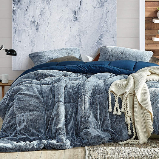 Aww Buddy - Coma Inducer? Oversized Comforter Set - Dark Denim