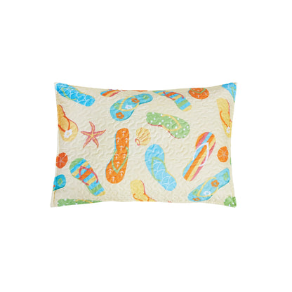 Sunny Splash Flip Flops Quilt Set