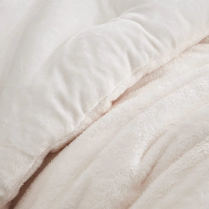 Bae, She Thick? - Coma Inducer? Oversized Comforter Set - Sea Salt