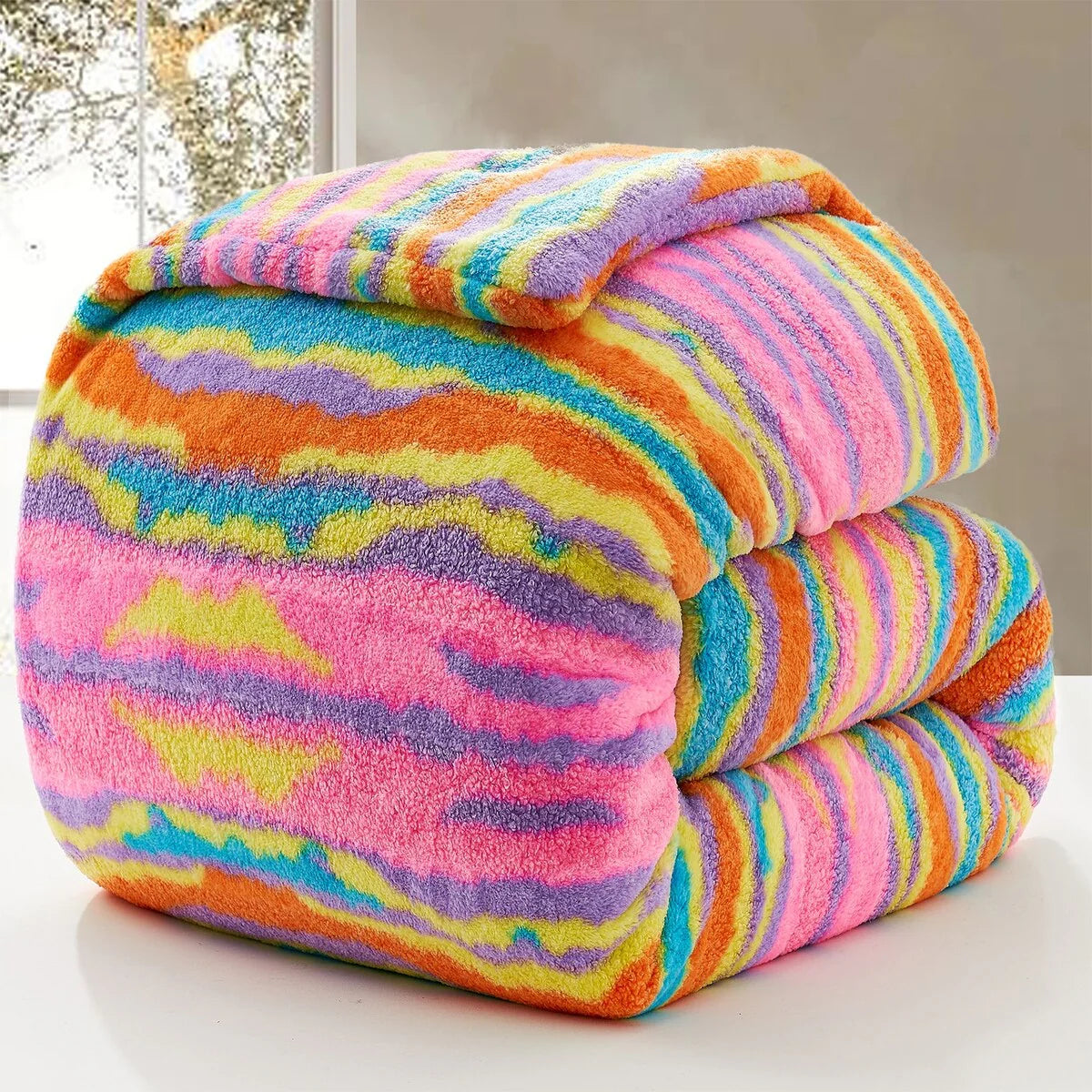 Cozy Rivers - Coma Inducer? Oversized Comforter Set - Sherbet