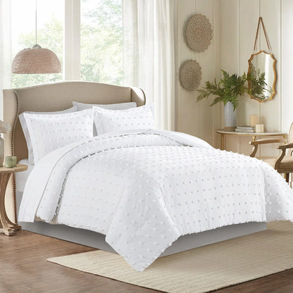 Tufted Design Jacquard Comforter Set