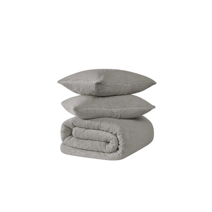 Brooklyn Loom Marshmallow Sherpa Comforter Set