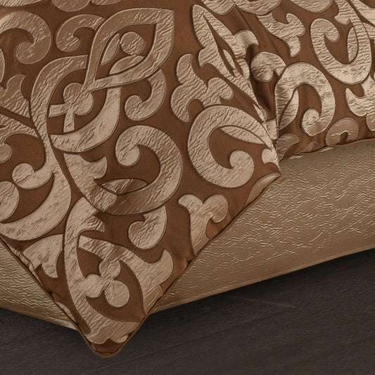 Five Queens Court La Boheme Copper Comforter Set