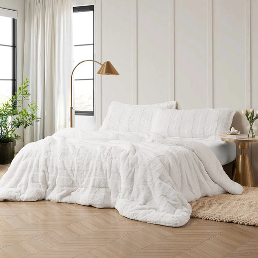 Cut n Sew Chunky Bunny - Coma Inducer? Oversized Comforter Set - White