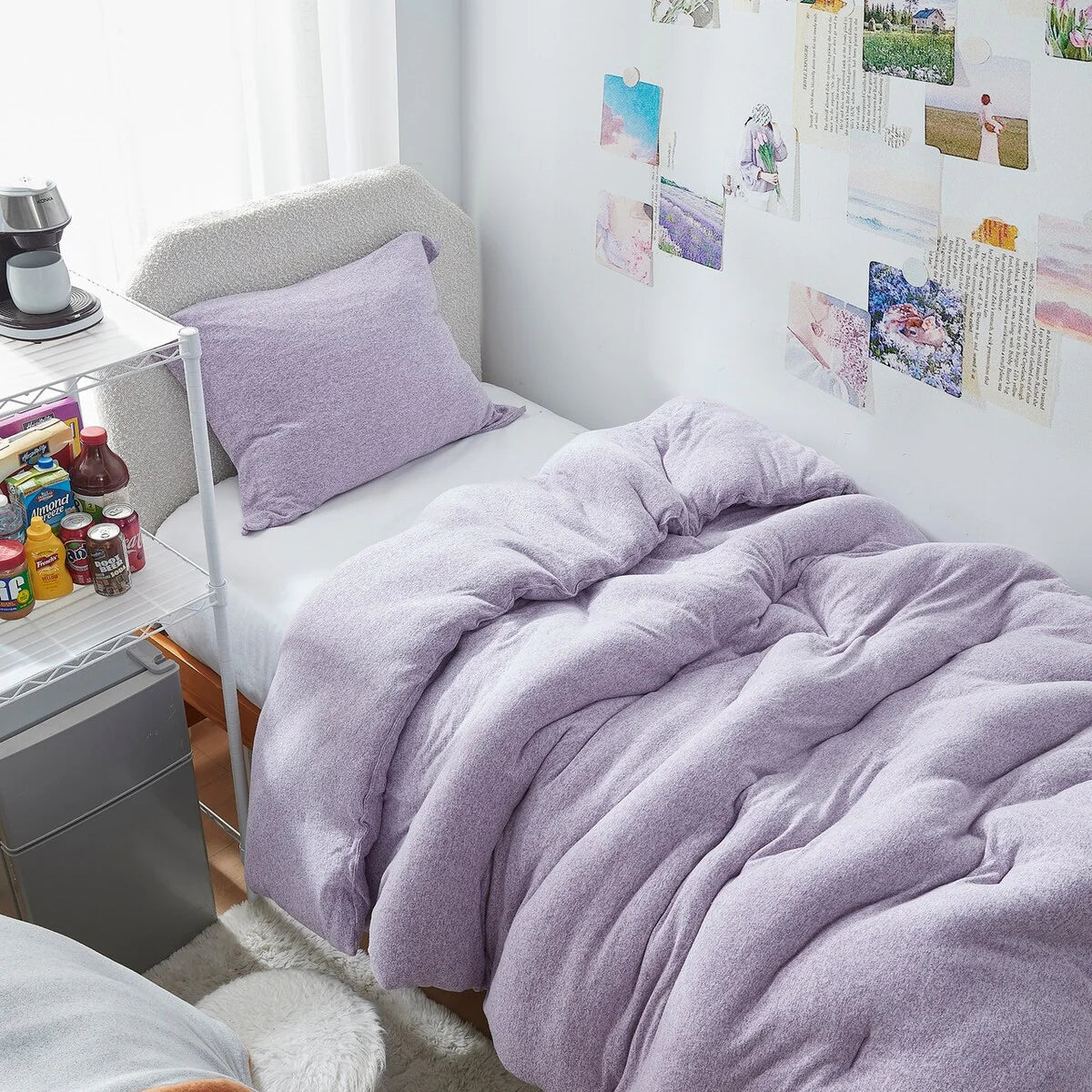 Sweater Weather? - Coma Inducer? Oversized Comforter Set - Snowy Purple