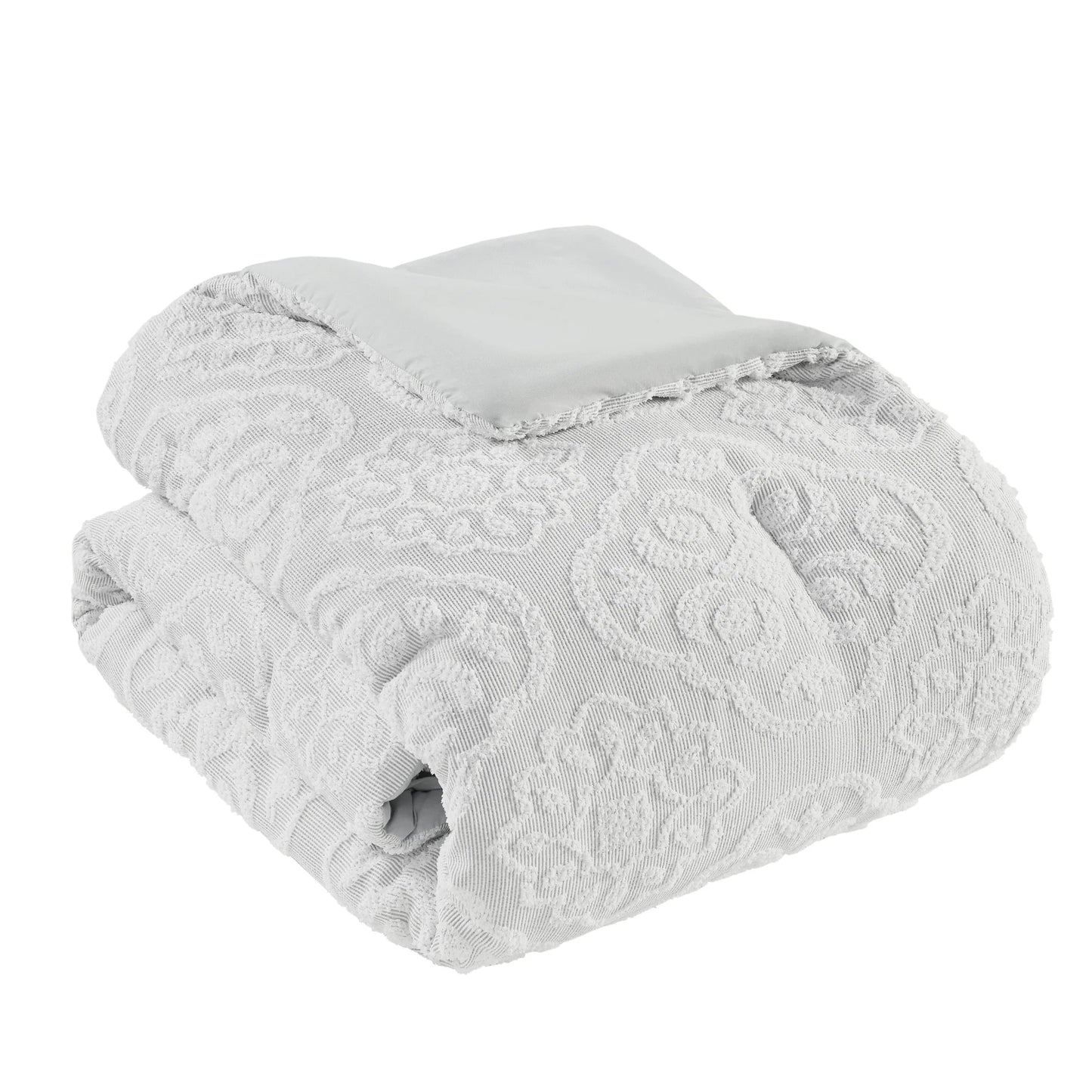 Madison Park Maeve 3 Piece Tufted Woven Medallion Comforter Set