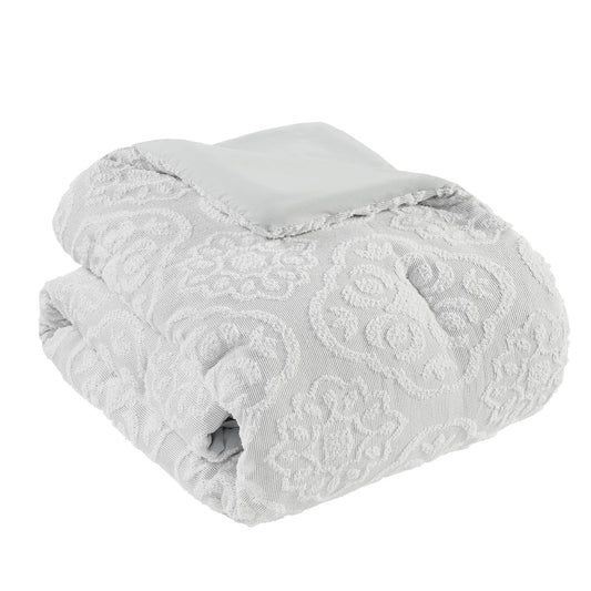 Madison Park Maeve 3 Piece Tufted Woven Medallion Comforter Set