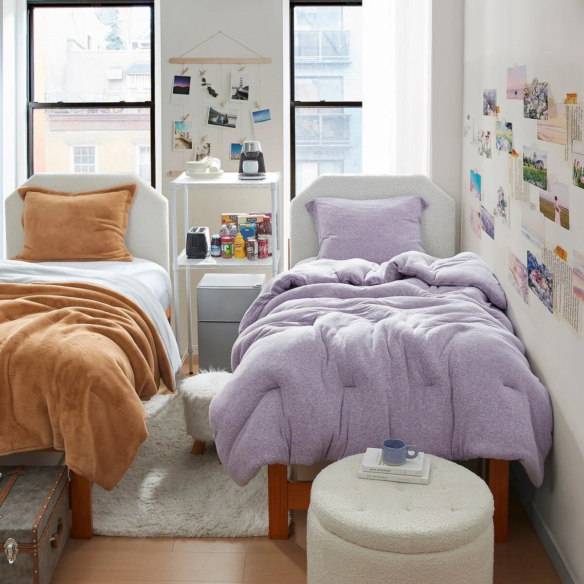 Sweater Weather? - Coma Inducer? Oversized Comforter Set - Snowy Purple