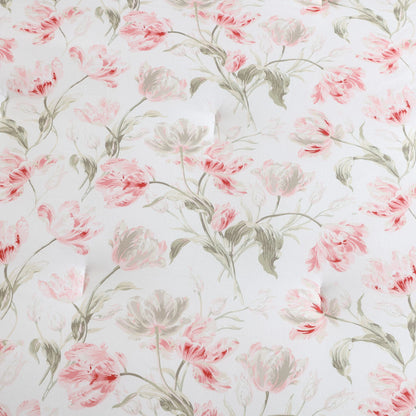 Laura Ashley Gosford Cotton Reversible Pink Comforter Bonus Set
