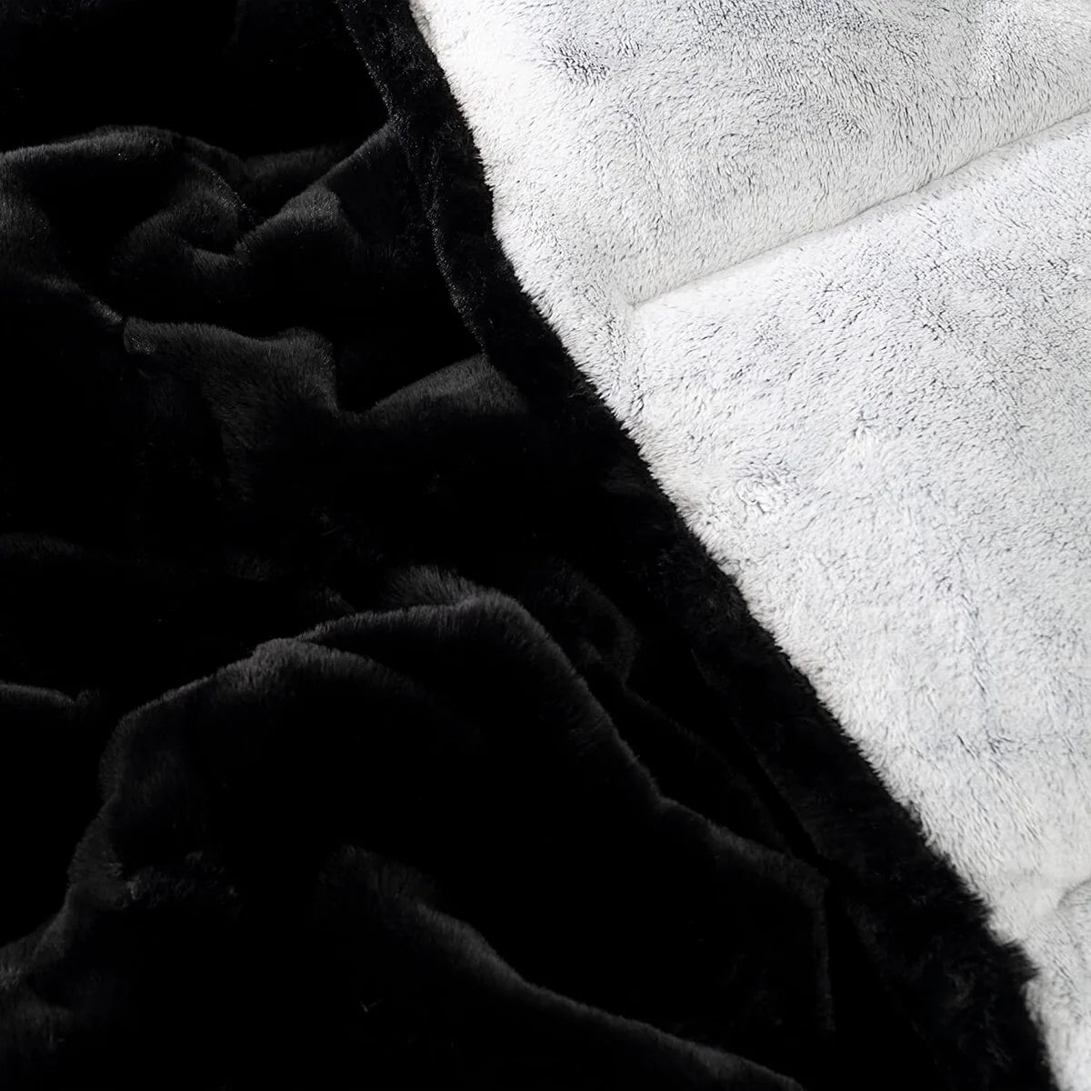 Chunky Panda Orca Bunny - Coma Inducer? Comforter Set - USA Heavyweight Filled - Frosted Black