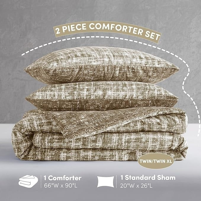 Chelsea Square Maca Modern Reversible Comforter Set