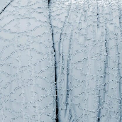 Stella Clipped Jacquard Comforter Set