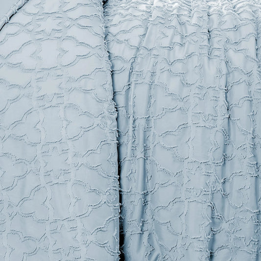 Stella Clipped Jacquard Comforter Set