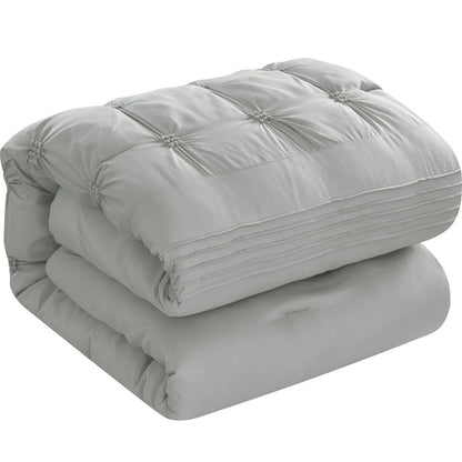 Nanshing Elise 7 Piece Modern Pinch Pleat Comforter Set
