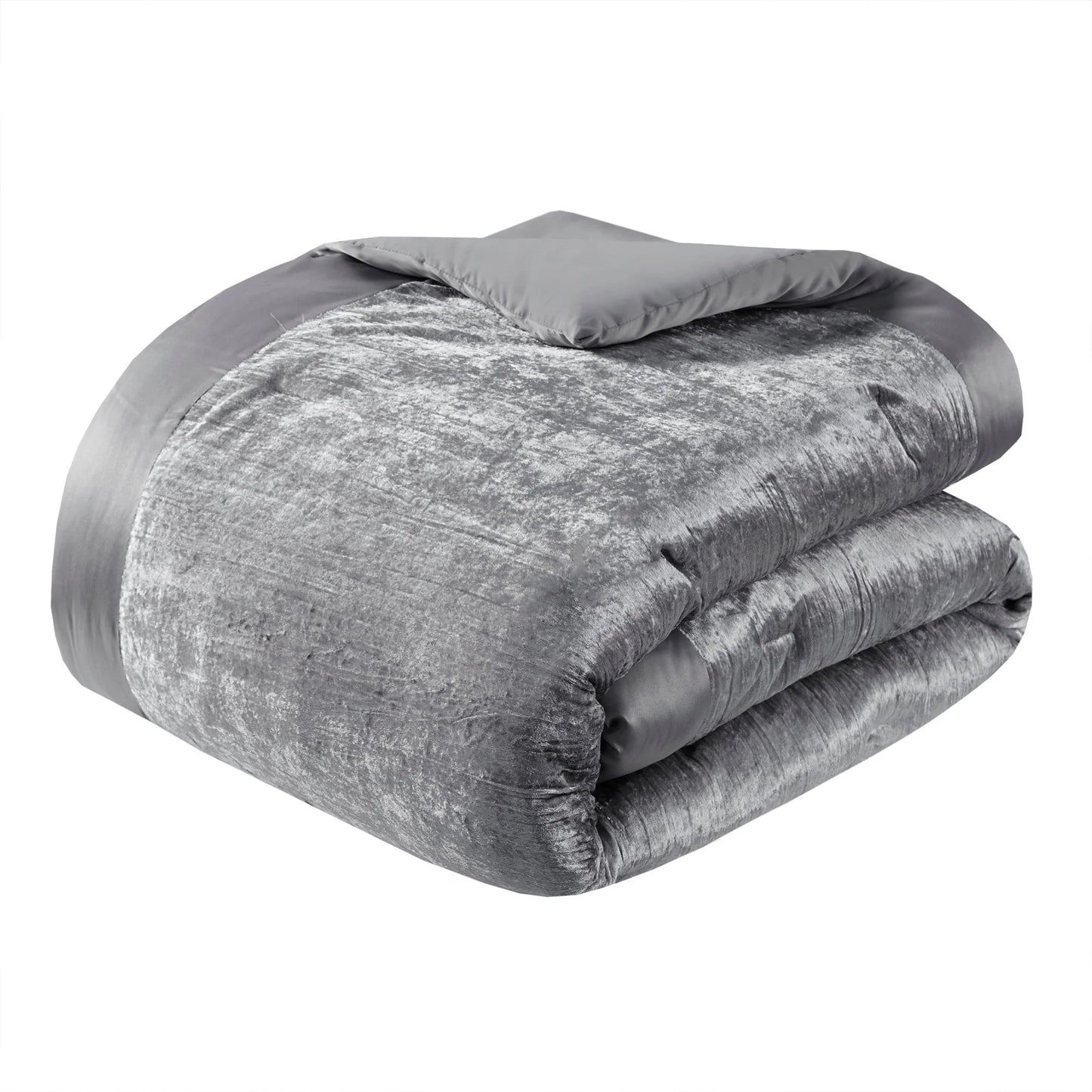 Madison Park Reagan 5 Piece Crinkle Velvet Comforter Set