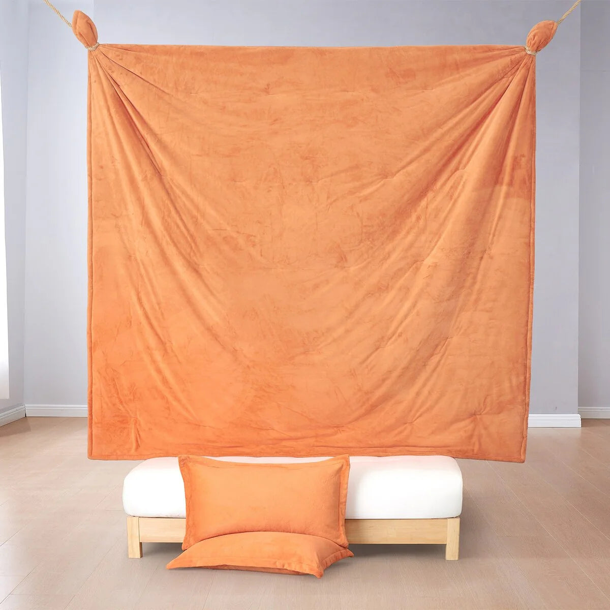 Neon Nights - Coma Inducer? Oversized Comforter Set - Neon Orange