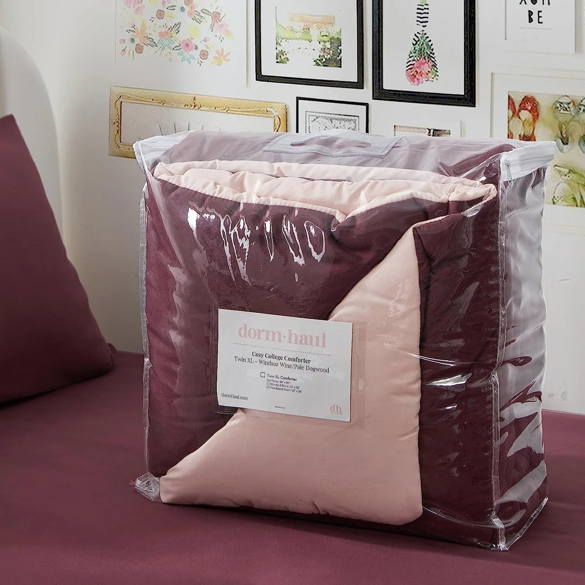 Dorm Haul? - Cozy College Comforter Set - Twin XL Reversible Bedding