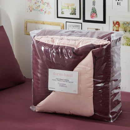 Dorm Haul? - Cozy College Comforter Set - Twin XL Reversible Bedding