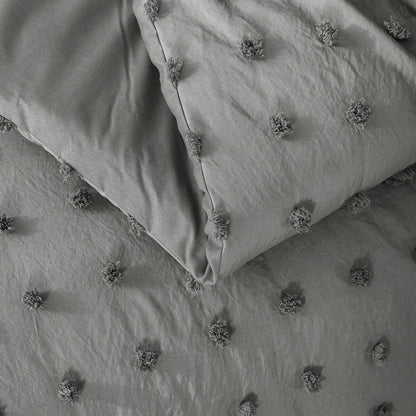 Tufted Design Jacquard Comforter Set