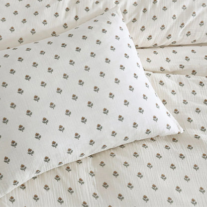 Peri Home Block Print Gauze Comforter Set