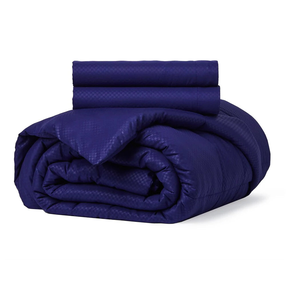 7-piece Solid Comforter Set