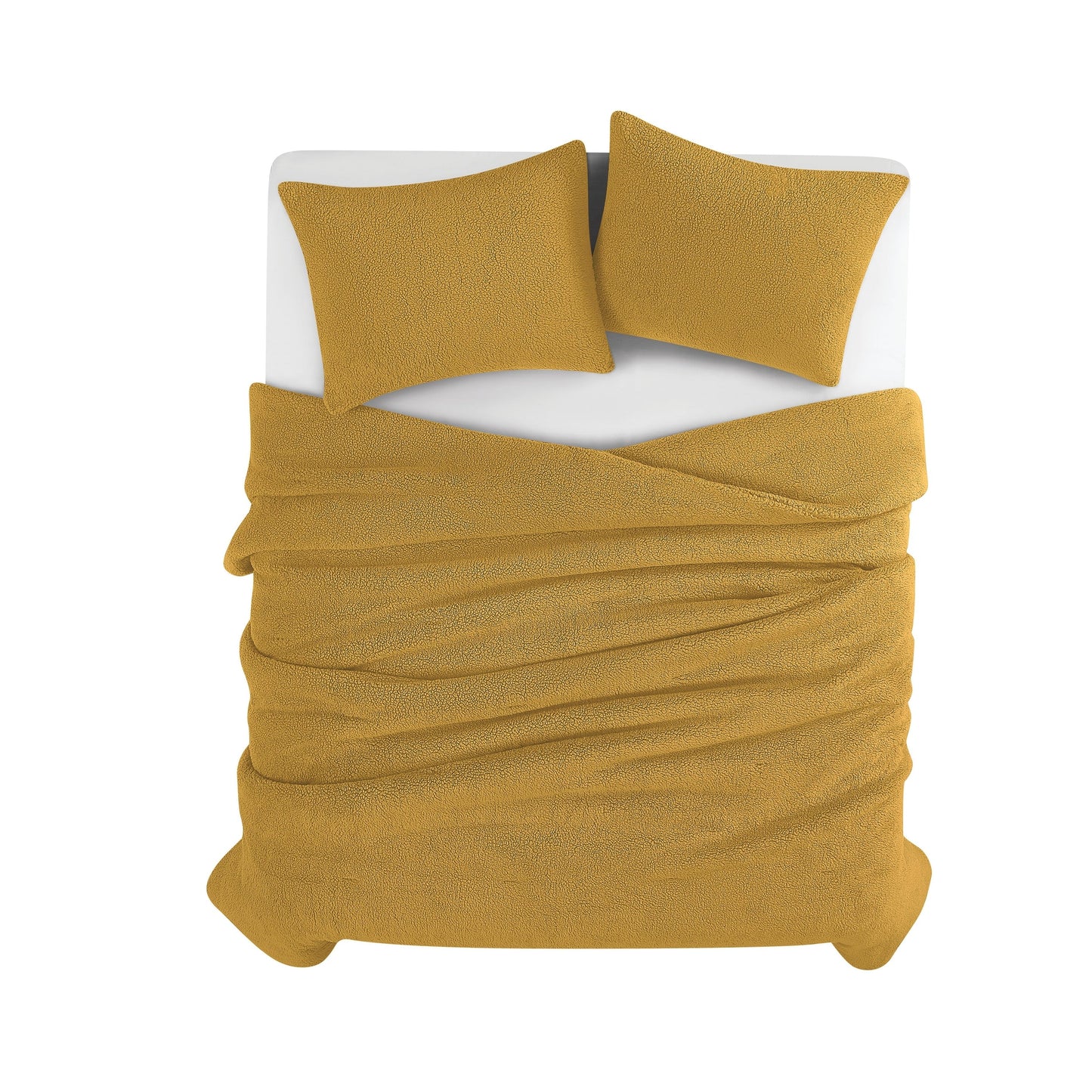 Brooklyn Loom Marshmallow Sherpa Comforter Set