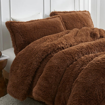 Lion Mane - Coma Inducer? Oversized Comforter Set - Golden Brown