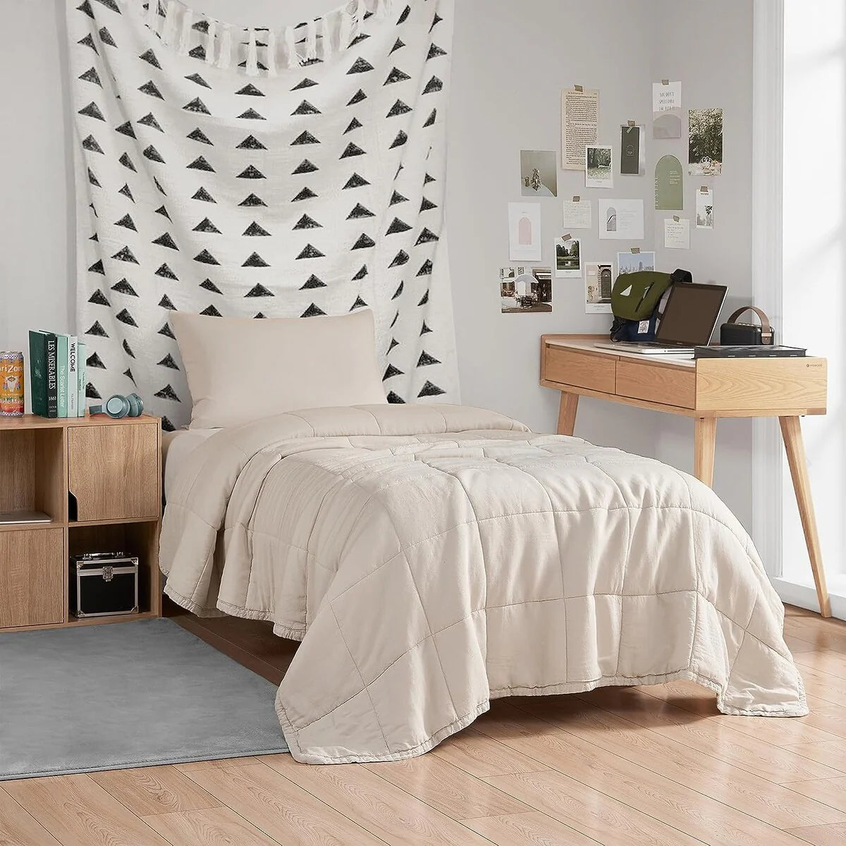 Dark Sky Reserve? - Bamboo Linen Comforter - Portugal Made - Creamy Beige