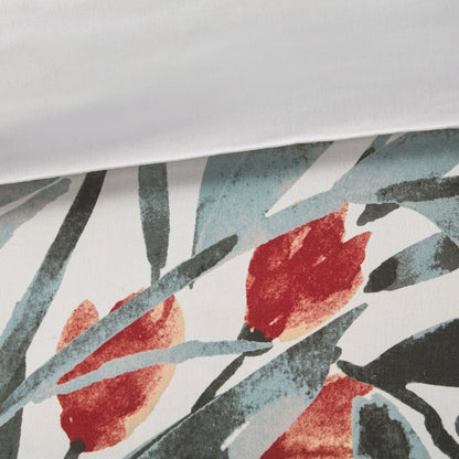 Madison Park Junia 3 Piece Floral Cotton Comforter Set