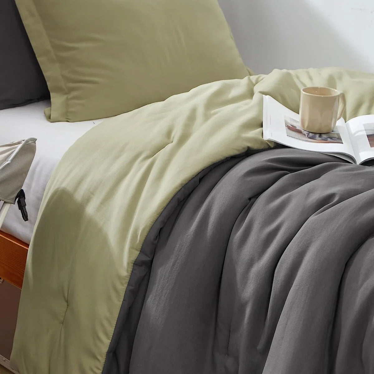 Dorm Haul? - Cozy College Comforter Set - Twin XL Reversible Bedding