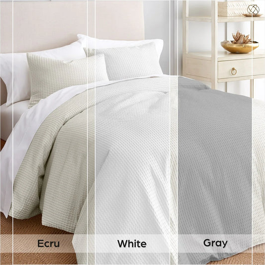 GAIAM? Relax Organic Cotton Waffle 3pc Comforter Set