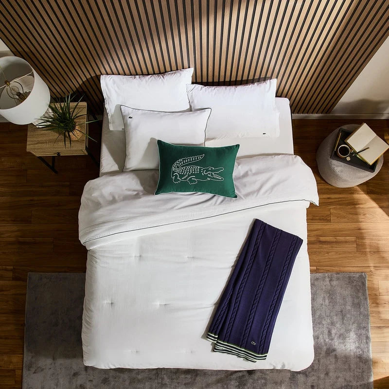 Lacoste Tiebreak 3-Piece Percale Cotton Comforter Set