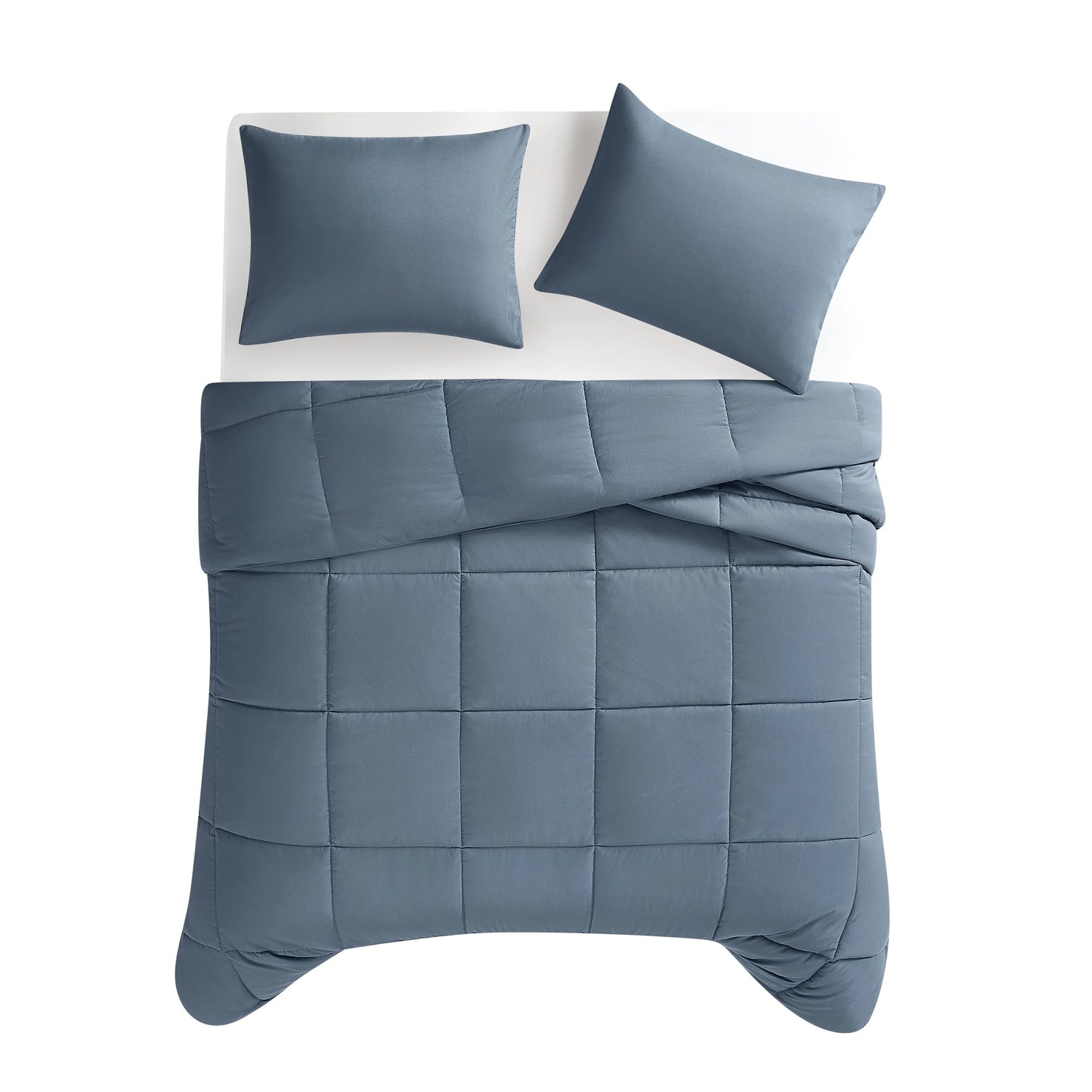 Truly Soft Green Recycled Solid Comforter Set
