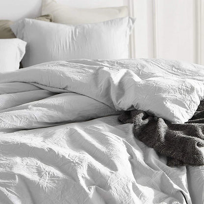 Natural Loft Oversized Comforter Set - Glacier Gray