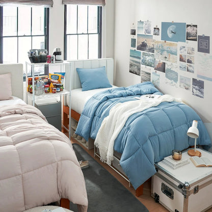 Beachfront Avenue? - Coma Inducer? Oversized Cooling Comforter Set - Smoke Blue
