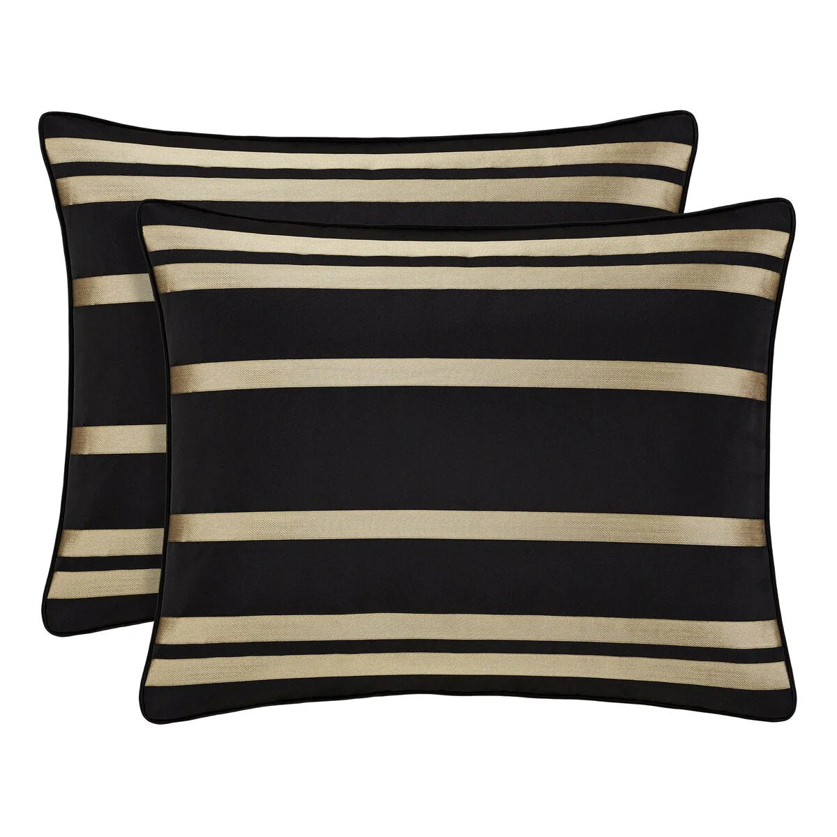 Calvari Black And Gold Comforter Set