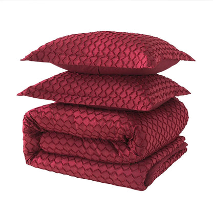 Boho Comforter Set,Tufted Design Bedding Set