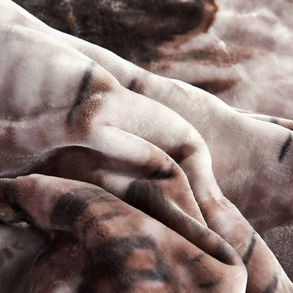 Ultra Plush Printed 3-piece Sherpa Borrego Comforter Set