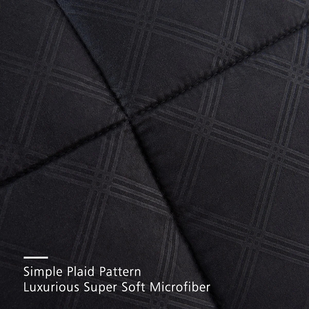 10-piece Solid Color Microfiber Comforter and Sheets Set