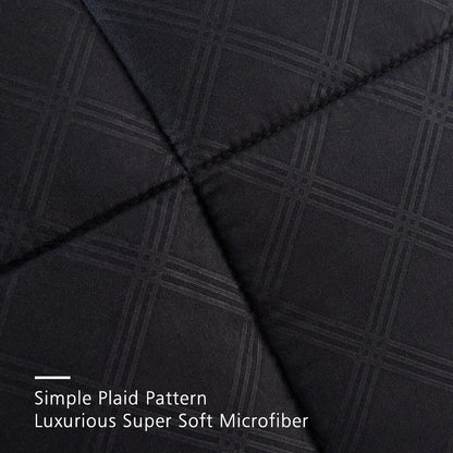 10-piece Solid Color Microfiber Comforter and Sheets Set