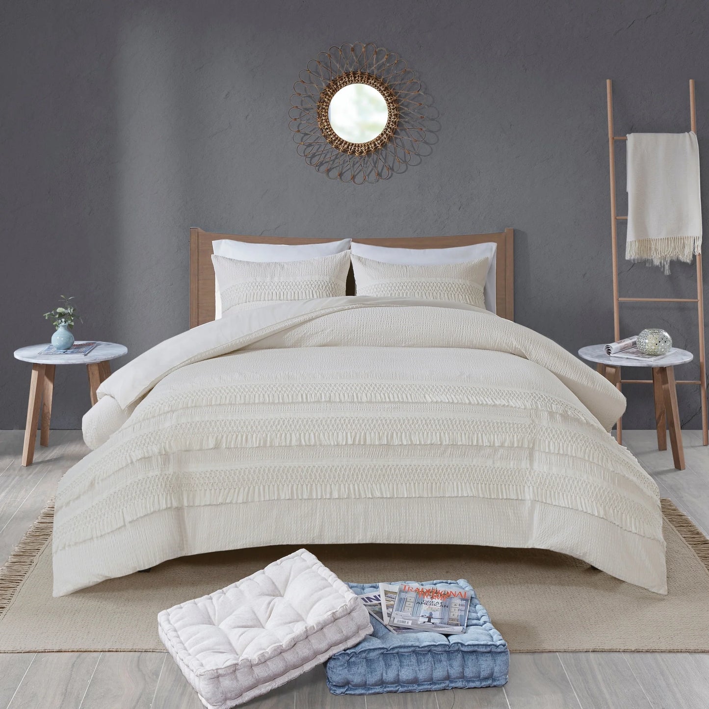 Madison Park Joelie Cotton Seersucker Comforter Set