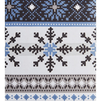 CEDAR COURT Fair Isle Blue Microfiber Comforter Set