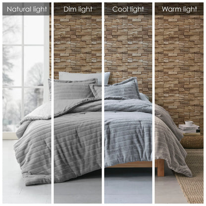 Madison Park Eve Faux Fur Comforter Set