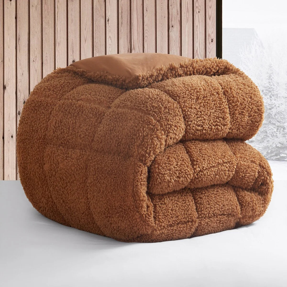 Cotton Candy - Coma Inducer? Oversized Comforter - Root Beer