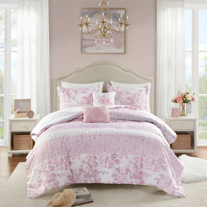 Intelligent Design Elodie Floral Paisley Comforter Set