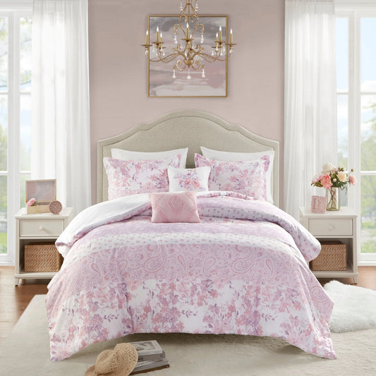 Intelligent Design Elodie Floral Paisley Comforter Set